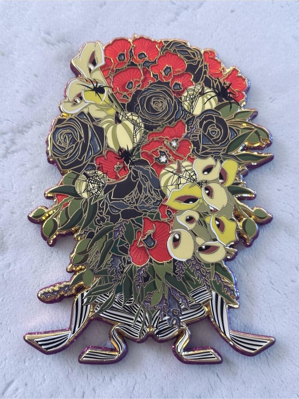 Sally's Wedding Bouquet Nightmare Before Christmas Fantasy Pin